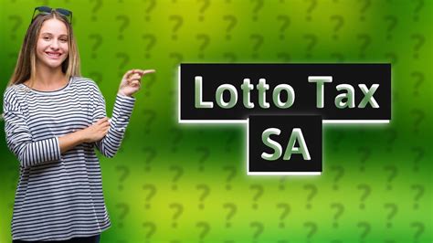 how much tax do you pay on lotto winnings in south africa